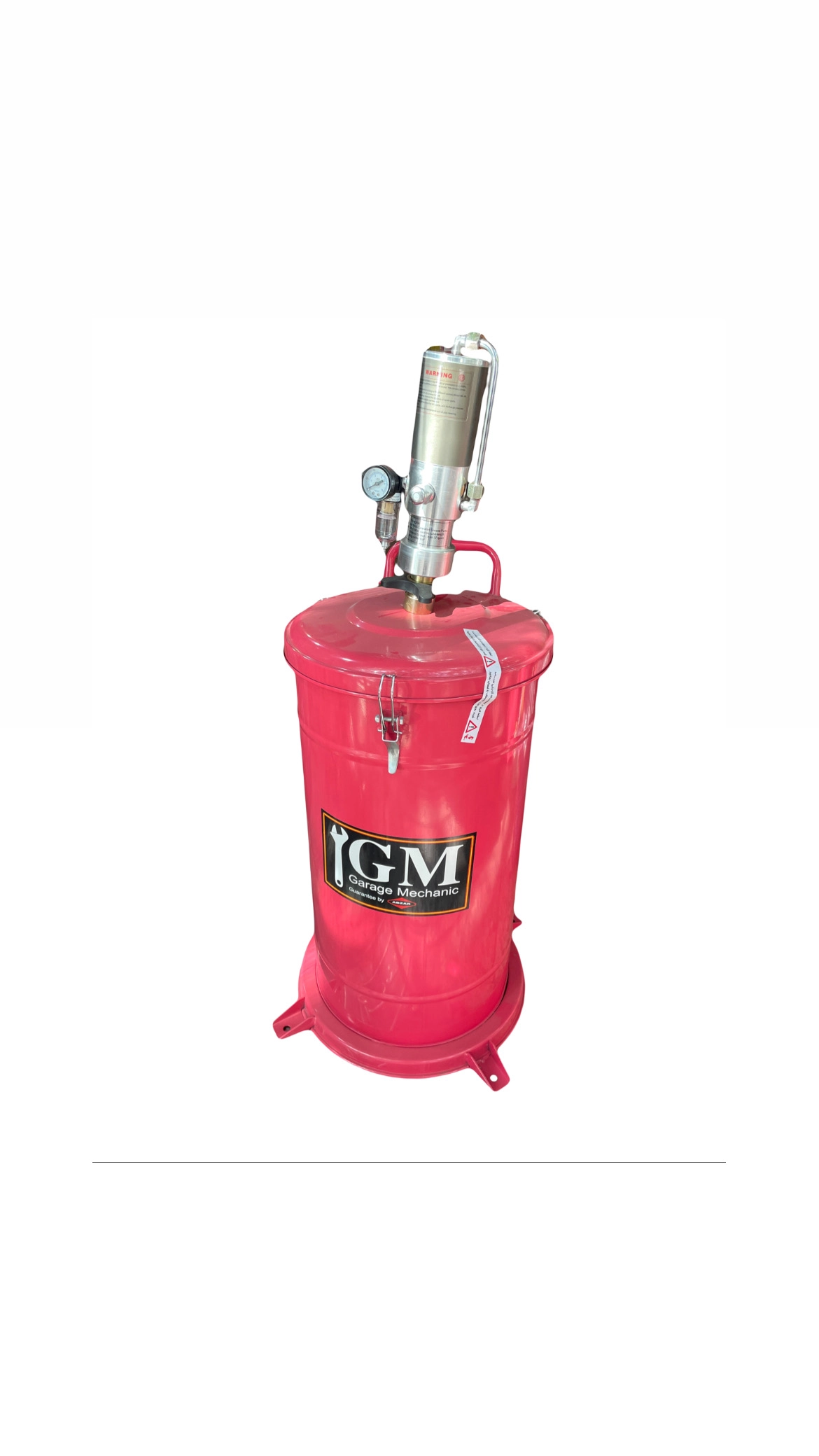 گریس پمپ بادی 50 کیلویی جی ام GM50L - ابزار تکتاز