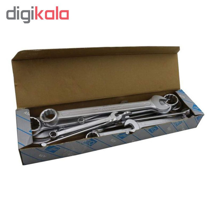 مجموعه 12 عددی آچار یکسر تخت یکسر رینگی آتا مدل BX1200 - ابزار تکتاز